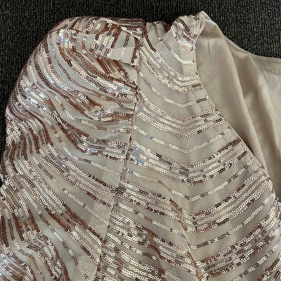 Faeriesty V-Neck Long Sleeve Sequin Cocktail Evening Holiday Dress Size 4XL - Picture 11 of 15